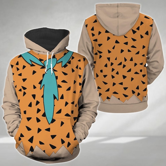 Fred Flintstone Costume Hoodie, The Flintstones Characters Cosplay, Fred  Flintstone Jogger, Men's Costume Shirt, Cartoon Movie Cosplay