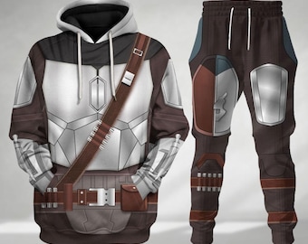 Beskar Mandalorian Costume Hoodie, Mandalorian Jogger, Star Wars Running Shirt, Star Wars Cosplay Tee, Mandalorian Sweatshirt
