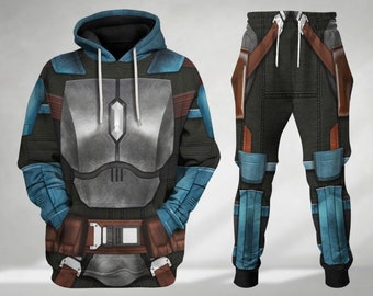 Bo-Katan Costume Hoodie, Star Wars Jogger Pants, Star Wars Cosplay Shirt, The Mandalorian Shirt, Galaxy's Edge Shirt, Disney Costume
