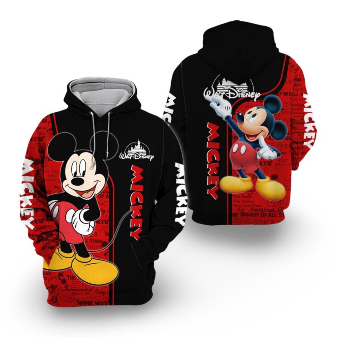 Mickey Mouse Hoodie, Disney Mouse Shirt, Cute Cartoon Hoodie, Magic ...