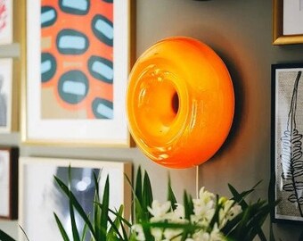 Varmblixt Donut Retro Lamp / Ikea / Orange / Original / Lamp