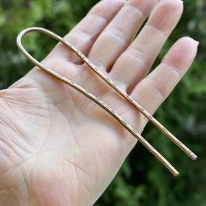 1/5/10/20/30 Hair Stick Barrette, Copper Hair Fork, Hair Pin Copper, Copper Hair Fork, Minimalist Hair Pin, Hair Jewelry, Hair slide jewelry