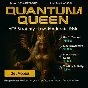 v2.1 Quantum Queen MT5 – Elite Gold Trading Expert Advisor