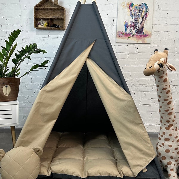 Wigwam,Kids Tent,Teepes for Kids,Play tent,Indoor play tent,Tent for a girl,Wigwam for a kids,Children tent,Mini camp,Birthday gift,Present