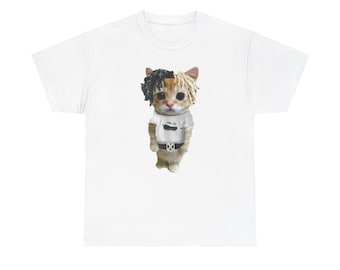 Ken Carson Kitty Cat T-Shirt Funny Unisex Heavy Cotton Tee Opium Playboi Carti Yale