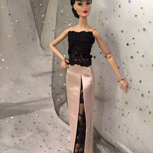 One of a kind Miniature couture Evening attire for Fashion Royalty, 12 Fashion dolls image 5