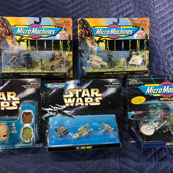 Micro Machines Scale Miniature Sci FI Toy Sets