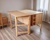 DIY Expandable Craft Table Plan: Sewing & Woodworking Desk (PDF File)