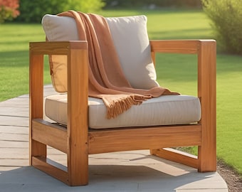 Plano de sofá y sillón para exterior: Muebles de jardín y patio (PDF)