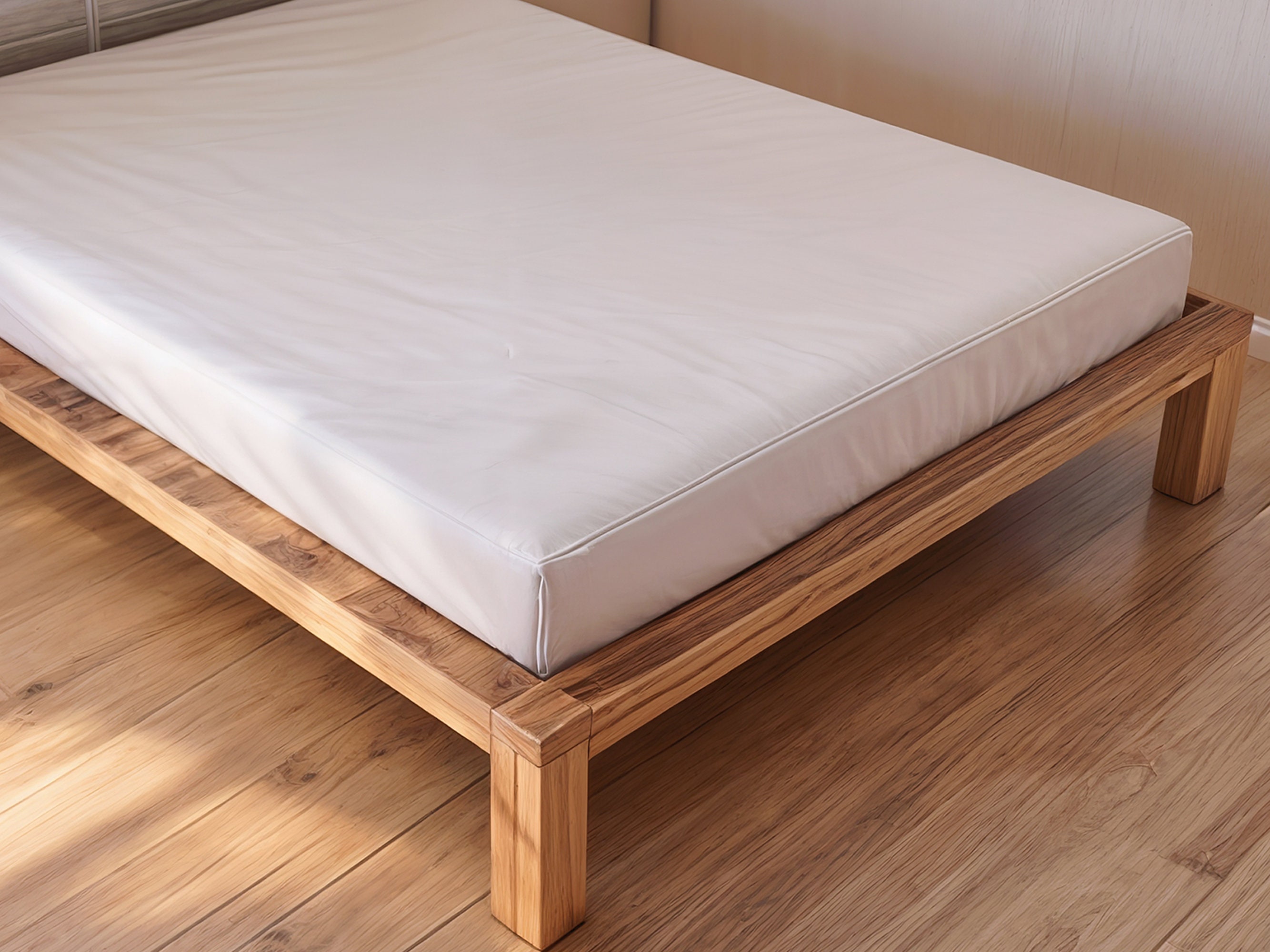 DIY Minimalist Bed Frame Plan, Platform Bed Plan, Build Plans Instant