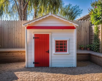 DIY Indoor Playhouse Build Plan: Digital PDF for Kids