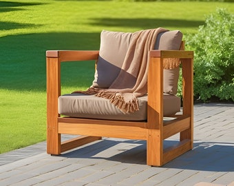 Plano de construcción de un sofá de exterior: Muebles de patio DIY (PDF digital)