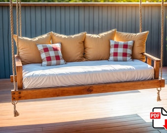 DIY Outdoor Swing Bed Plan (Digital PDF)