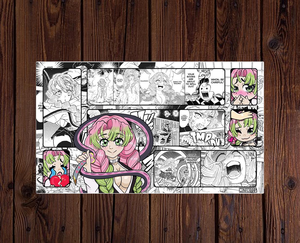 Playmat Mitsuri Union Arena TCG 24X14 Stitched Edges High