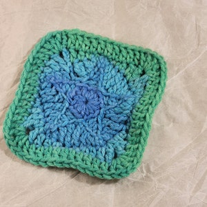 Star Crochet Granny Square Pattern