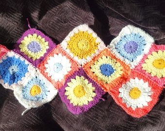 Daisy Crochet Granny Square Pattern