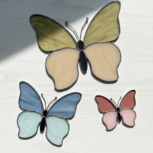 Butterfly Stained Glass Pattern: DIY Suncatcher (PDF/JPEG) image 1