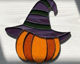 クモの巣ステンドグラス模様：ハロウィンサンキャッチャーDIY（PDF