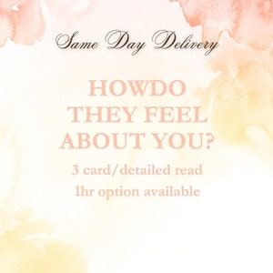MISMO DÍA - Detalle 3 lectura de cartas - ¿Cómo se sienten?