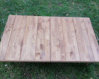 wooden table ( 28x48inch)folding table,handmade furniture,low seat table, table, wood table, boho picnic table