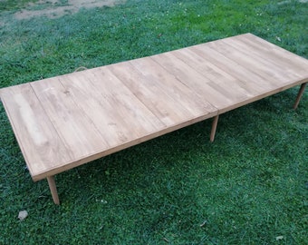 wooden table ( 30x90inch)folding table,handmade furniture,low seat table, table, wood table, boho picnic table hanmade table,