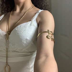 Bracelet Ankh doré : bracelet jonc égyptien en acier inoxydable
