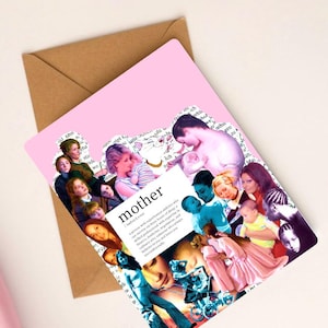 Girl Power Postkarten | 10 x 15 cm Pop-Art Collage Karten | Feministisches Briefpapier