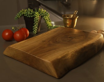 Handmade Walnut Cutting Handcrafted walnut wood cutting board Walnut Root   Board Custom Cutting Board