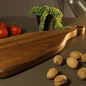 Cutting board, Walnut Root, Handmade Walnut Cutting Board, Custom Cutting Board, best gift for couples, Handcrafted walnut wood zdjęcie 4