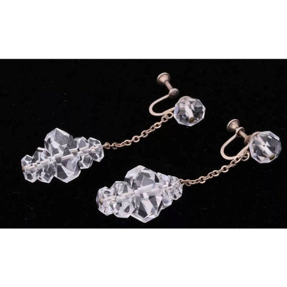ROCK RARA 1920s Long Chain Tassel Dangle Earrings Flapper Dress Earrings Vintage Drop earrings