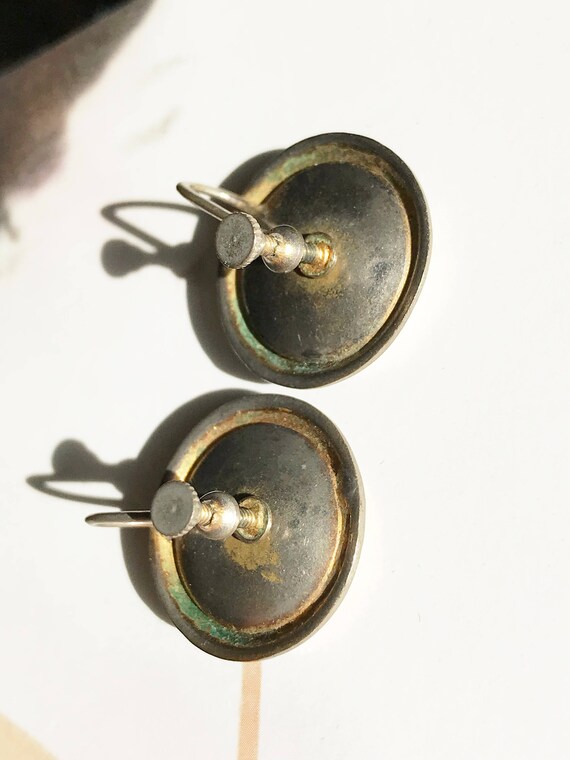 Vintage screw back earrings  | 1940's late Art De… - image 2