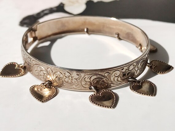 Victorian baby bangle | antique gold filled young… - image 4