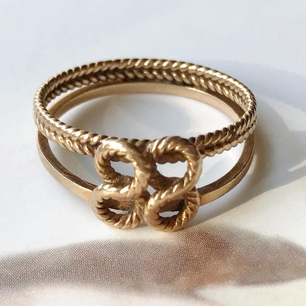 Sailor Knot Ring Etsy