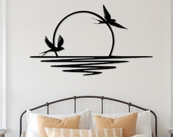 Metalen wanddecoratie - Sprietpalm - Fabryk Design