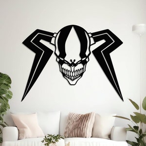 Decoración de pared de metal de Vasto Lord, Arte de pared de anime, Regalo de anime, Póster de anime, Decoración de pared japonesa, Arte de pared manga, Decoración de habitación de jugador, Regalo para él