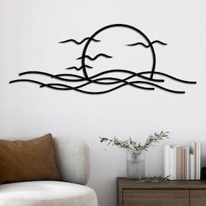 Sea Wave Metal Wall Art