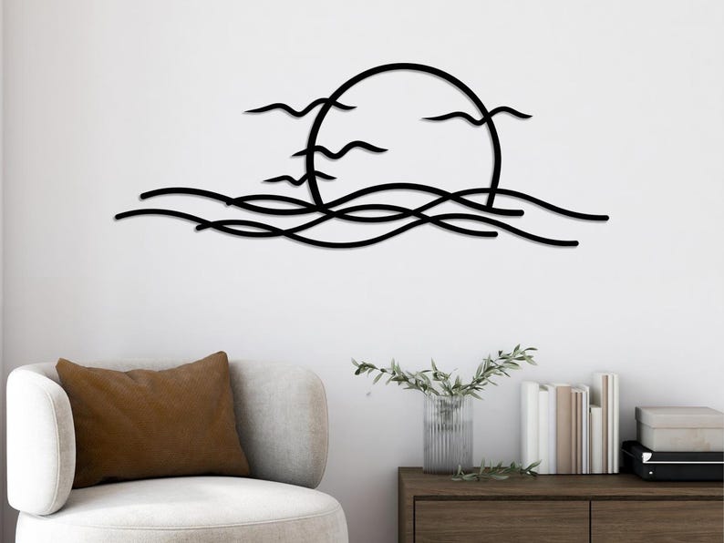 Sea Wave Metal Wall Art
