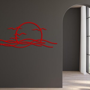 Sea View red color