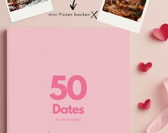 memory book for couples, date bucket list, photo album, Valentine's Day gift