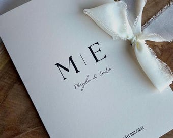 Dini Nikah Belgesi / Islamic Marriage Certificate A5 Booklet with Ribbon