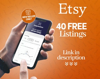 Etsy Free Listings 40 Product free 40 Listing Credit Get Free Listing Link To Open Etsy Store No Need to Purchase https://etsy.me/4aJi9ul
