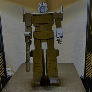 G1 Optimus Prime 3D Printed Figure – Classic Transformers Collectible – Custom Handcrafted Figure