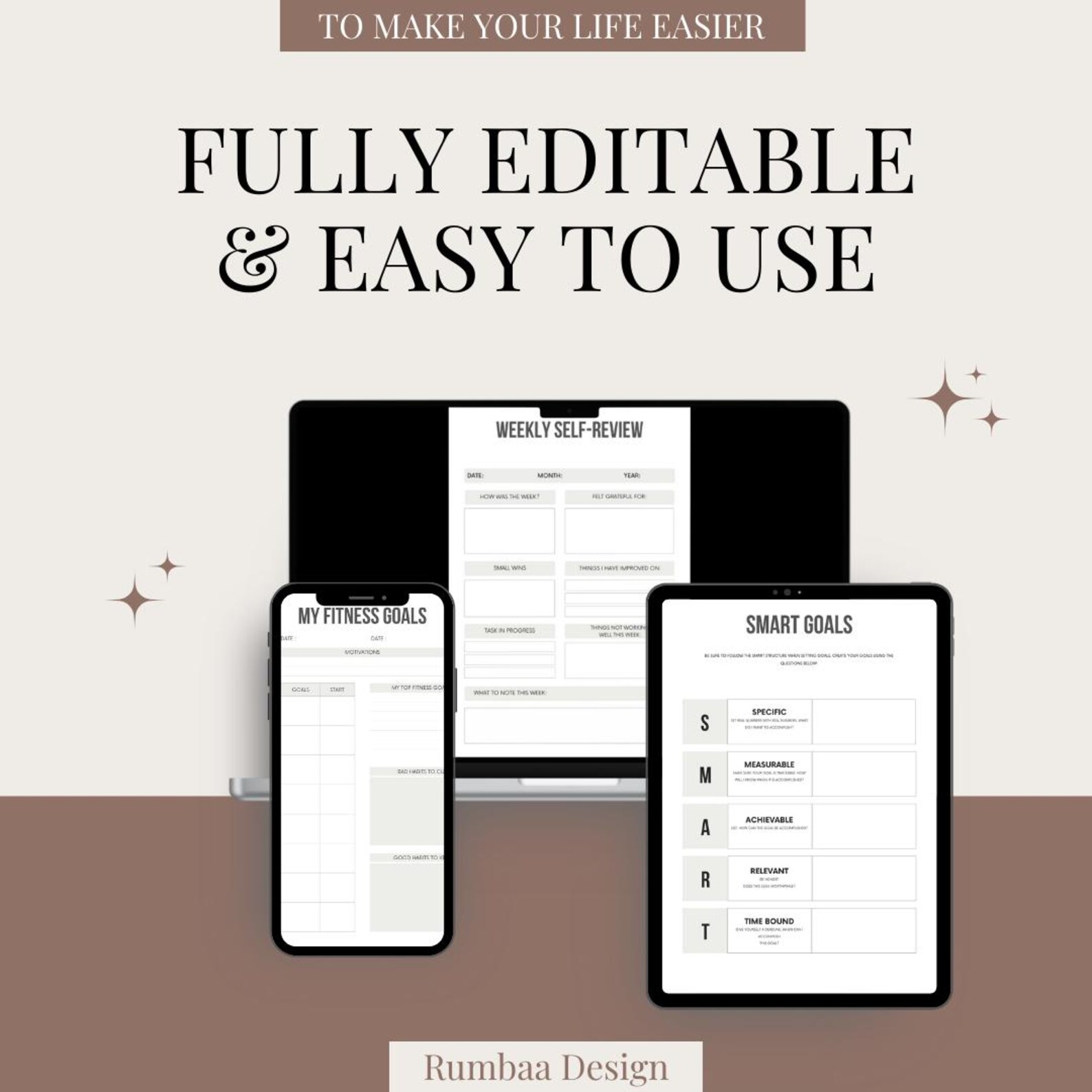ADHD Life Planner, Daily Routine Organizer, Focus Planner, Productivity ...
