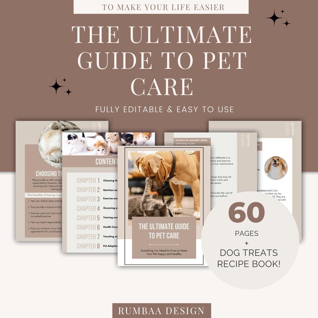  Pet Care Planner Template 