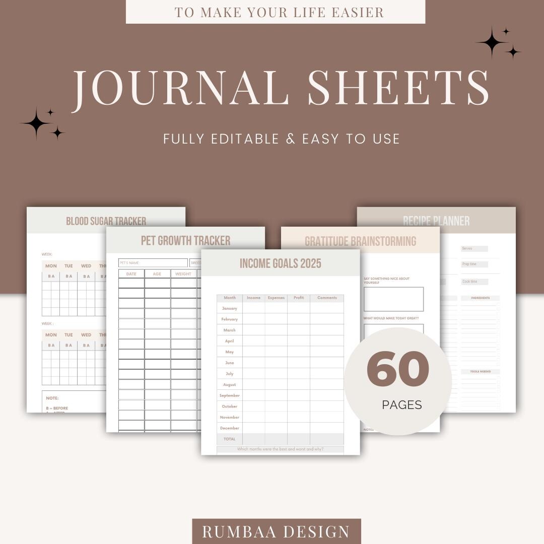 Journal Sheet Example Journal Sheets, Printable Journal Pages, Daily Writing Prompts, Self ...