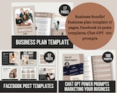 Business Bundle, Small Business Templates, Canva Business Kit, Marketing Planner Branding Bundle Entrepreneur Tools Digital Business Package