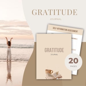 Daily Gratitude Journal: Mindfulness & Wellness Plan (PDF)