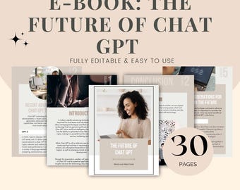 The Future of Chat GPT Ebook, AI Technology Guide, ChatGPT Business Strategies, Artificial Intelligence Ebook, Digital Marketing, AI Trends