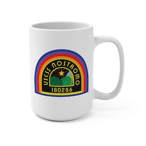 Nostromo Alien e loghi degli alieni. Tazza da 15 once