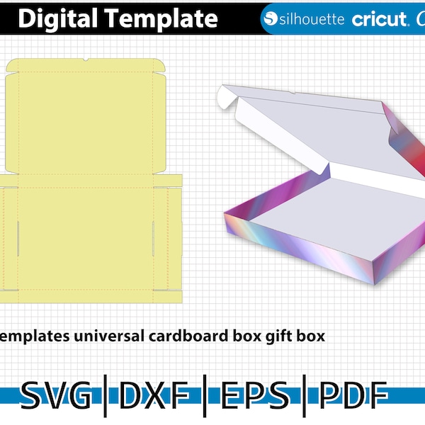 Download 22 versatile cardboard box gift box templates